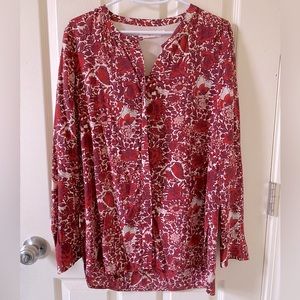 Tory Burch silk shirt sz 4